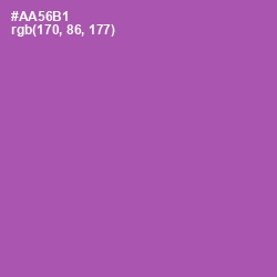 #AA56B1 - Wisteria Color Image