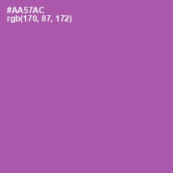 #AA57AC - Wisteria Color Image