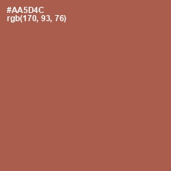 #AA5D4C - Matrix Color Image