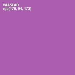 #AA5EAD - Wisteria Color Image