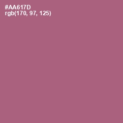 #AA617D - Coral Tree Color Image