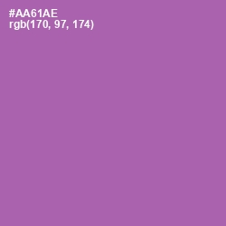 #AA61AE - Wisteria Color Image