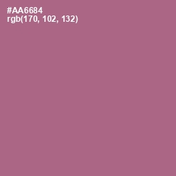 #AA6684 - Turkish Rose Color Image