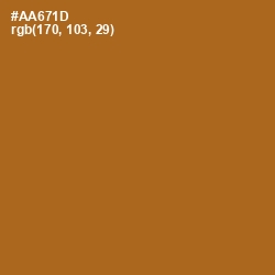 #AA671D - Reno Sand Color Image