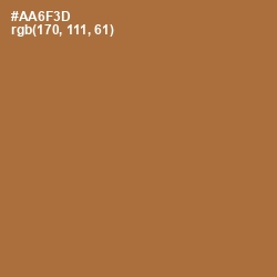 #AA6F3D - Copper Color Image