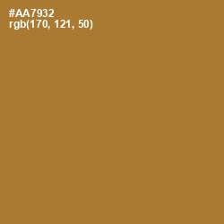 #AA7932 - Copper Color Image