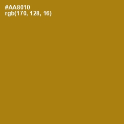 #AA8010 - Hot Toddy Color Image