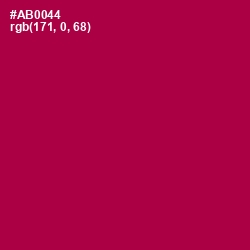 #AB0044 - Jazzberry Jam Color Image