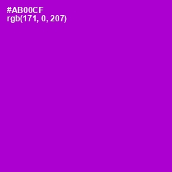 #AB00CF - Electric Violet Color Image