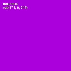 #AB00DB - Electric Violet Color Image