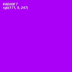 #AB00F7 - Electric Violet Color Image