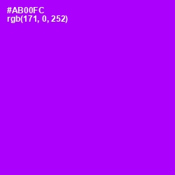 #AB00FC - Electric Violet Color Image