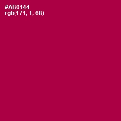 #AB0144 - Jazzberry Jam Color Image