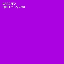 #AB02E2 - Electric Violet Color Image