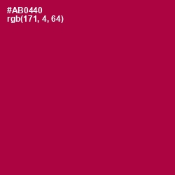 #AB0440 - Jazzberry Jam Color Image