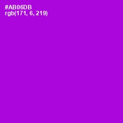 #AB06DB - Electric Violet Color Image