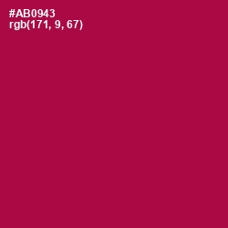 #AB0943 - Jazzberry Jam Color Image