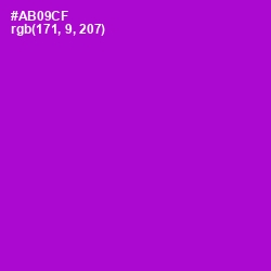 #AB09CF - Electric Violet Color Image