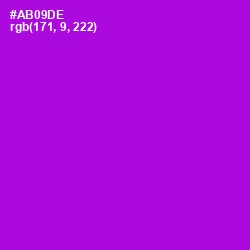 #AB09DE - Electric Violet Color Image