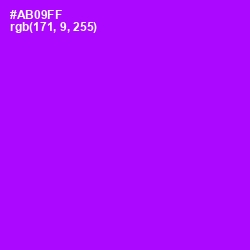 #AB09FF - Electric Violet Color Image