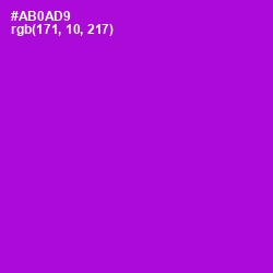 #AB0AD9 - Electric Violet Color Image