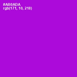 #AB0ADA - Electric Violet Color Image