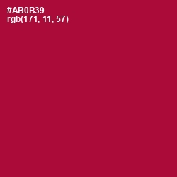 #AB0B39 - Shiraz Color Image