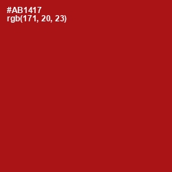 #AB1417 - Milano Red Color Image