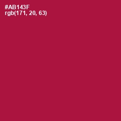 #AB143F - Shiraz Color Image