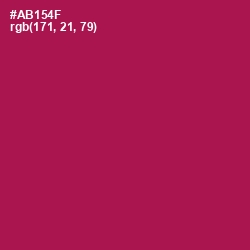 #AB154F - Jazzberry Jam Color Image