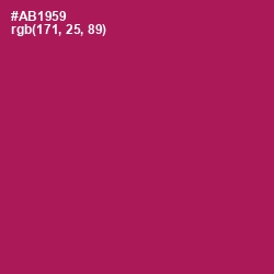 #AB1959 - Jazzberry Jam Color Image