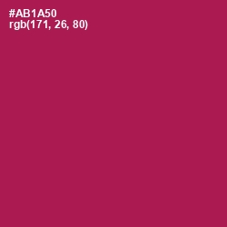 #AB1A50 - Jazzberry Jam Color Image