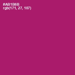 #AB1B6B - Lipstick Color Image