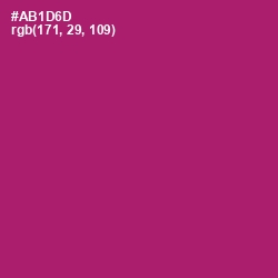 #AB1D6D - Lipstick Color Image