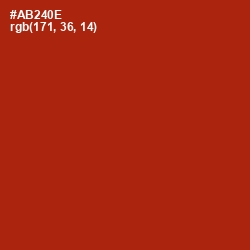 #AB240E - Tabasco Color Image
