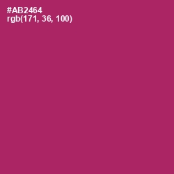 #AB2464 - Hibiscus Color Image
