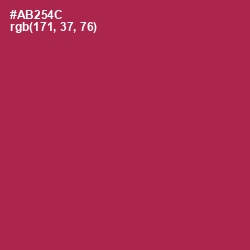 #AB254C - Night Shadz Color Image