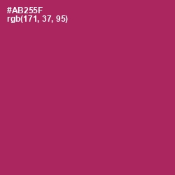 #AB255F - Night Shadz Color Image