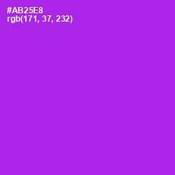 #AB25E8 - Electric Violet Color Image