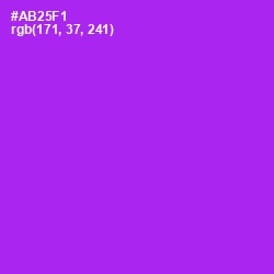 #AB25F1 - Electric Violet Color Image