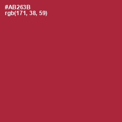 #AB263B - Well Read Color Image