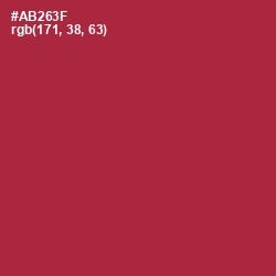 #AB263F - Well Read Color Image