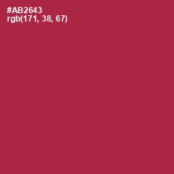 #AB2643 - Night Shadz Color Image