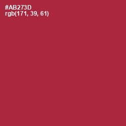 #AB273D - Well Read Color Image