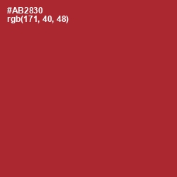 #AB2830 - Tall Poppy Color Image