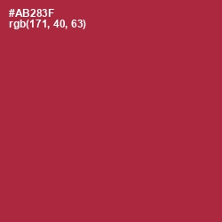 #AB283F - Well Read Color Image