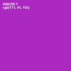 #AB29C1 - Electric Violet Color Image