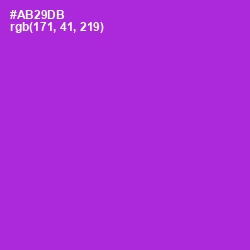 #AB29DB - Electric Violet Color Image