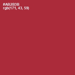 #AB2B3B - Well Read Color Image