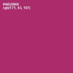 #AB2B6B - Royal Heath Color Image